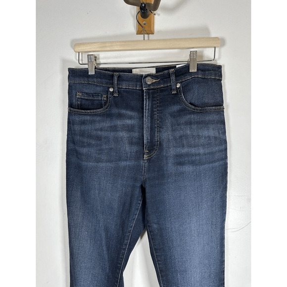 Everlane The High-Rise Skinny Jean Ankle 26 Medium Blue Wash - Picture 11 of 16